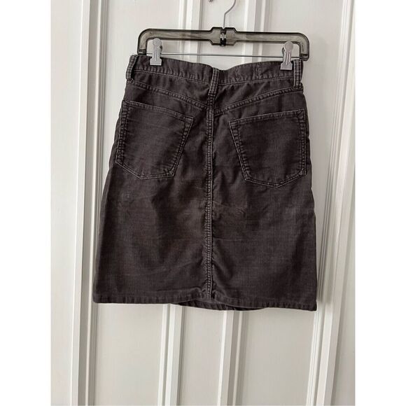 Gap 1969 dark brown corduroy skirt 26 - Picture 5 of 5